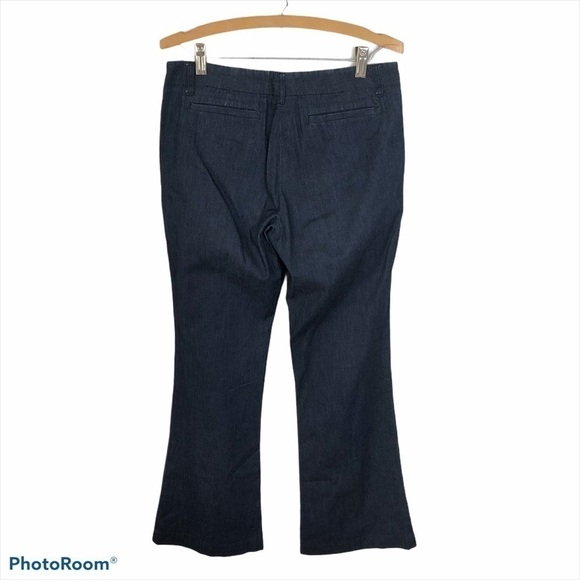 Theory Flare Dark Wash Jeans Sz 10 - Picture 2 of 6